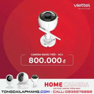 Camera ngoài trời Viettel HC3 