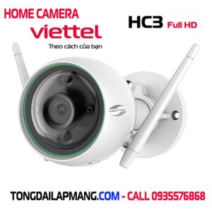 lắp đặt camera ngoài trời HC3 Viettel